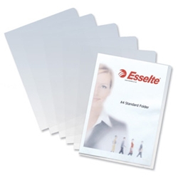 Esselte Folder A4 Economy Clear Ref 54810 [Pack